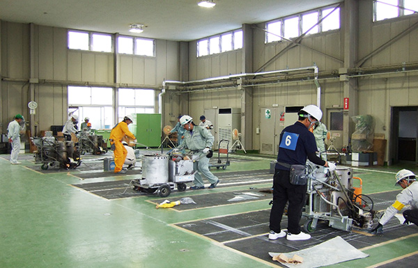 平成29年度の路面標示施工技能士検定